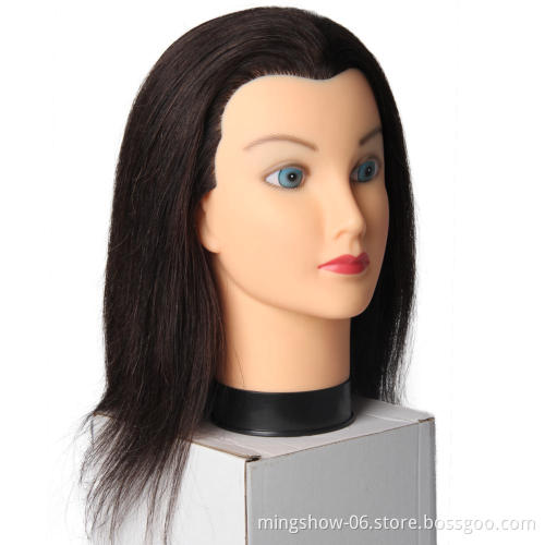 Beauty supply mannequin head human hair 100, african realistic mannequin head